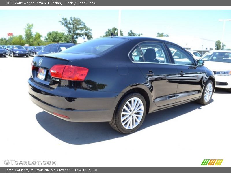 Black / Titan Black 2012 Volkswagen Jetta SEL Sedan