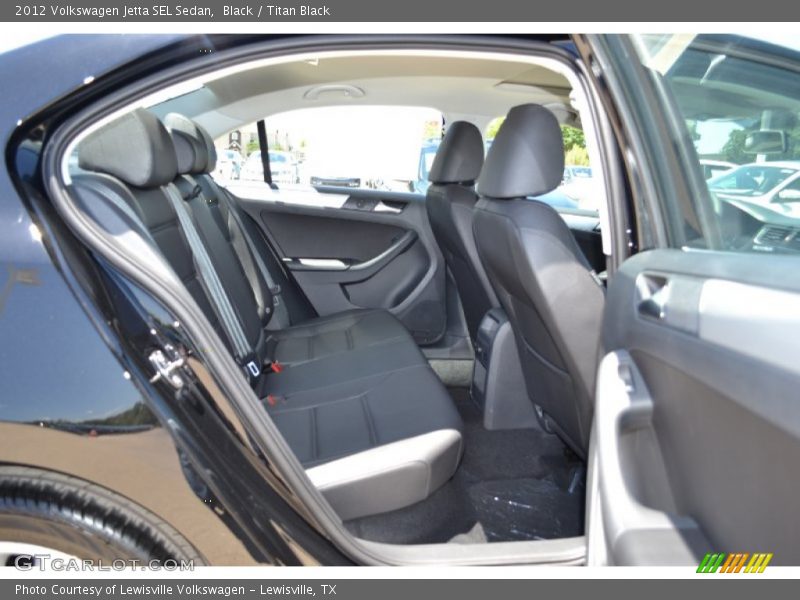 Black / Titan Black 2012 Volkswagen Jetta SEL Sedan