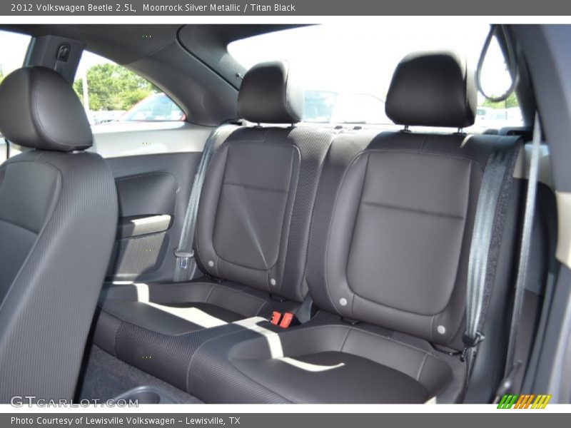 Moonrock Silver Metallic / Titan Black 2012 Volkswagen Beetle 2.5L