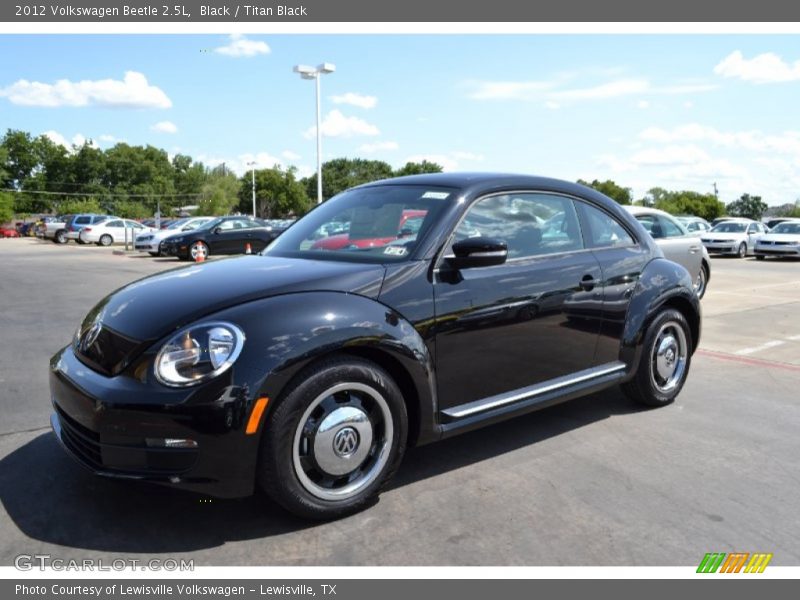 Black / Titan Black 2012 Volkswagen Beetle 2.5L
