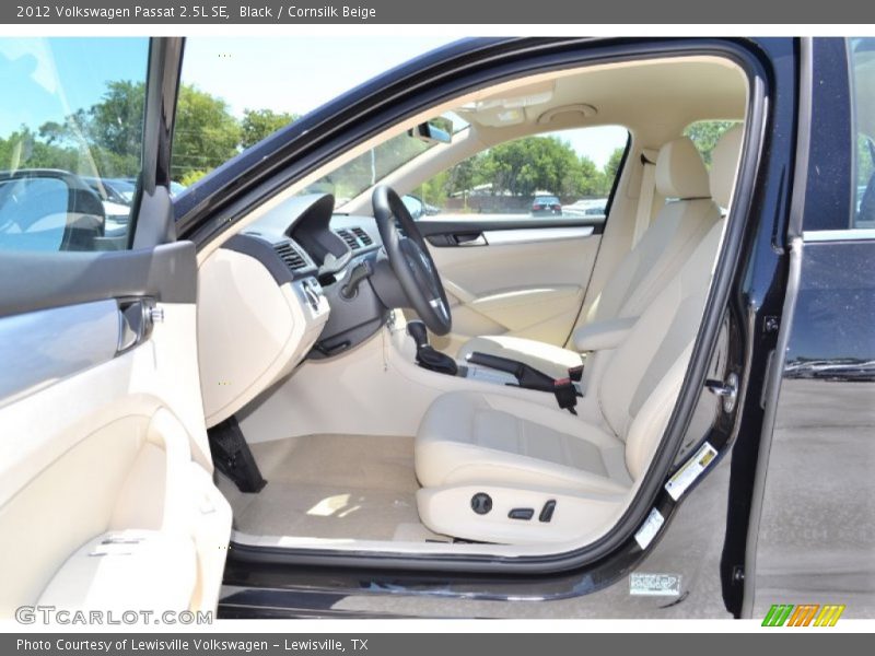 Black / Cornsilk Beige 2012 Volkswagen Passat 2.5L SE