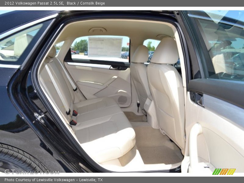 Black / Cornsilk Beige 2012 Volkswagen Passat 2.5L SE