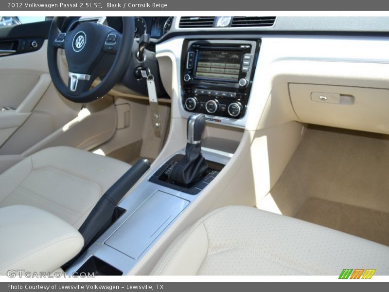 Black / Cornsilk Beige 2012 Volkswagen Passat 2.5L SE