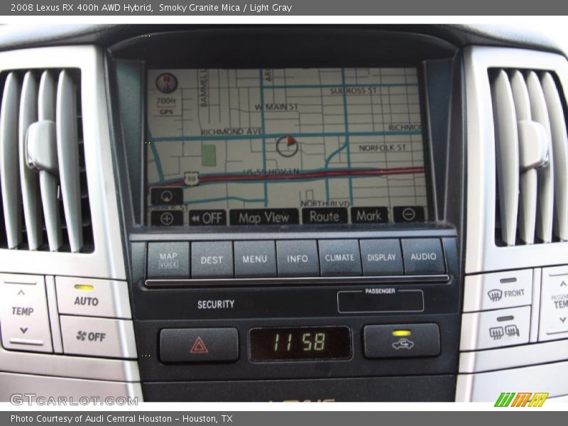 Navigation of 2008 RX 400h AWD Hybrid
