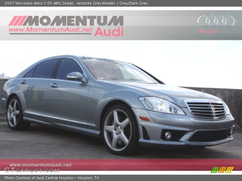 Andorite Grey Metallic / Grey/Dark Grey 2007 Mercedes-Benz S 65 AMG Sedan