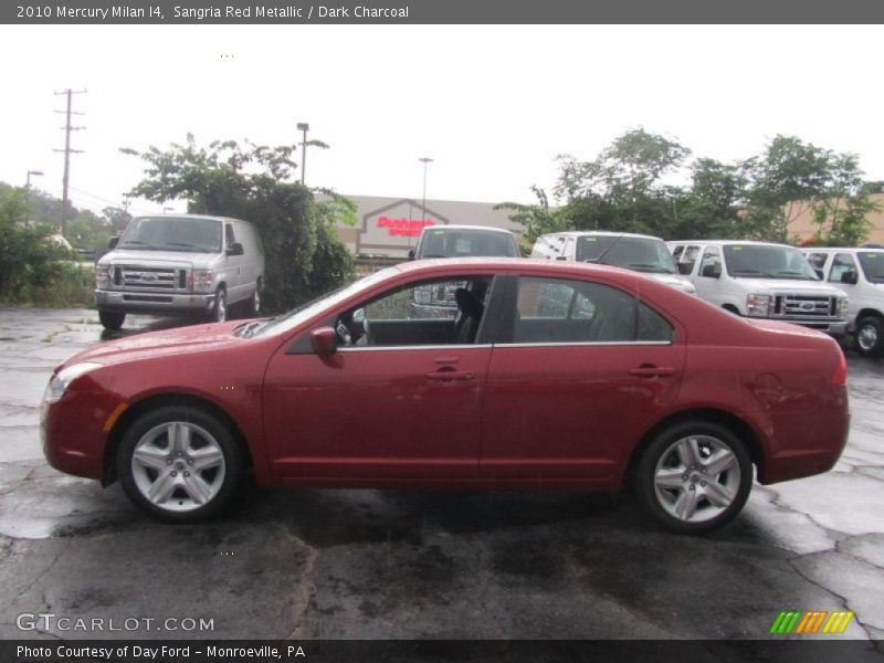 Sangria Red Metallic / Dark Charcoal 2010 Mercury Milan I4