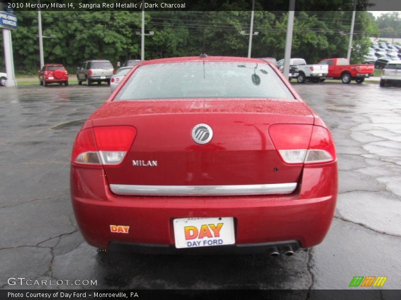Sangria Red Metallic / Dark Charcoal 2010 Mercury Milan I4
