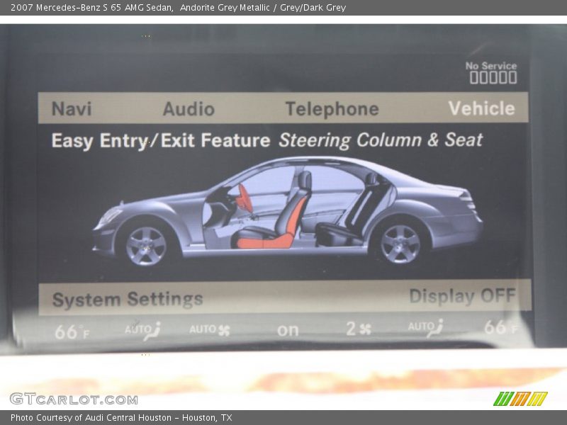 Andorite Grey Metallic / Grey/Dark Grey 2007 Mercedes-Benz S 65 AMG Sedan