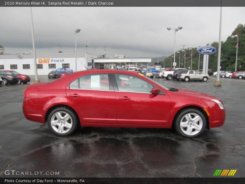 Sangria Red Metallic / Dark Charcoal 2010 Mercury Milan I4