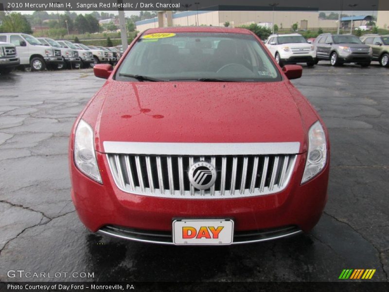 Sangria Red Metallic / Dark Charcoal 2010 Mercury Milan I4