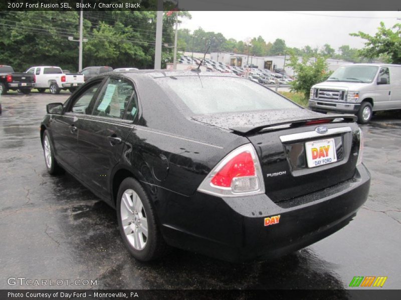 Black / Charcoal Black 2007 Ford Fusion SEL