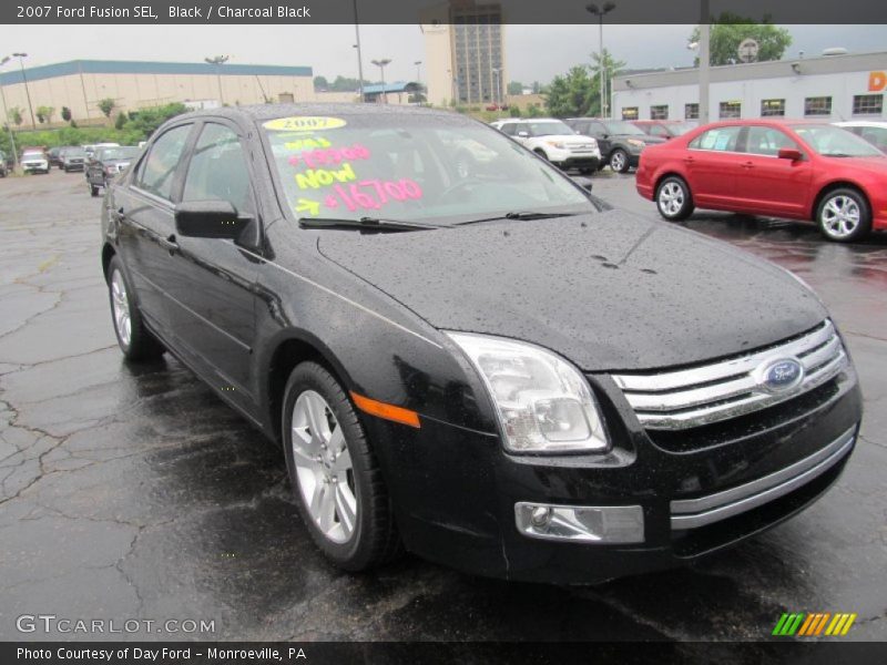 Black / Charcoal Black 2007 Ford Fusion SEL