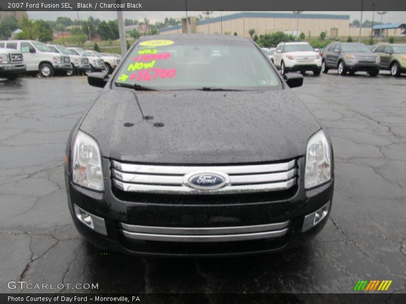 Black / Charcoal Black 2007 Ford Fusion SEL