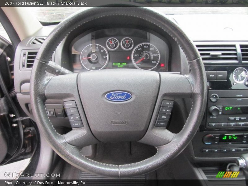 Black / Charcoal Black 2007 Ford Fusion SEL