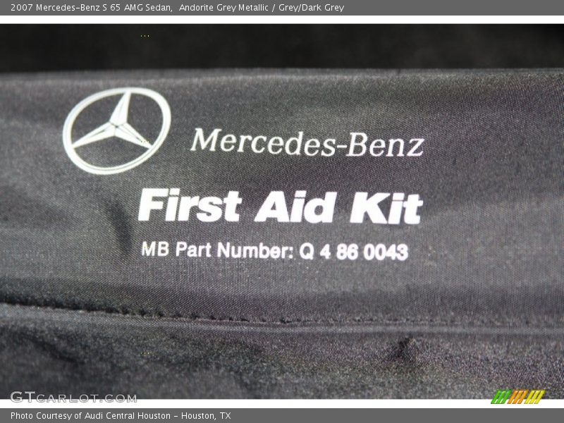 Andorite Grey Metallic / Grey/Dark Grey 2007 Mercedes-Benz S 65 AMG Sedan