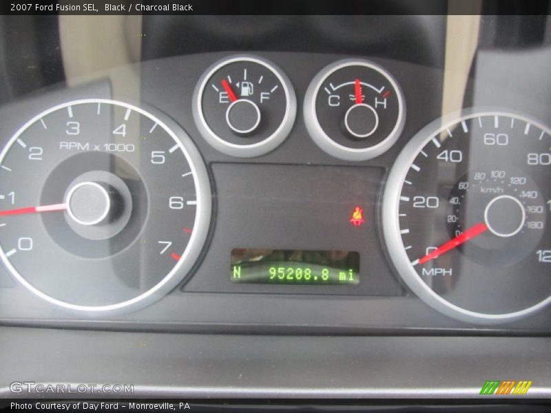 Black / Charcoal Black 2007 Ford Fusion SEL