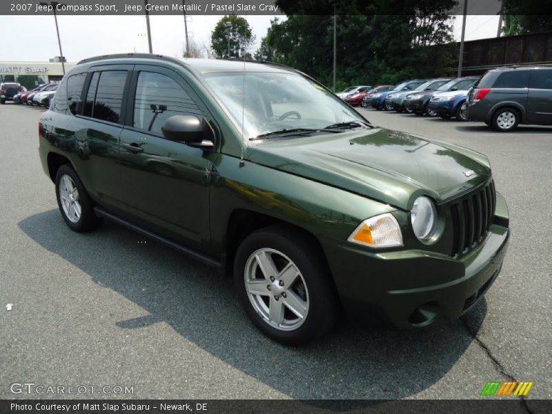 Jeep Green Metallic / Pastel Slate Gray 2007 Jeep Compass Sport