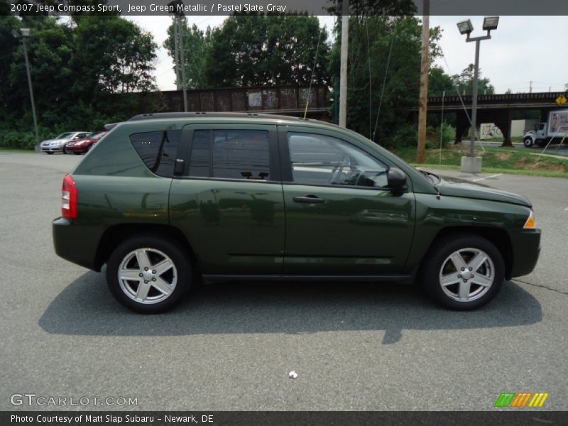 Jeep Green Metallic / Pastel Slate Gray 2007 Jeep Compass Sport