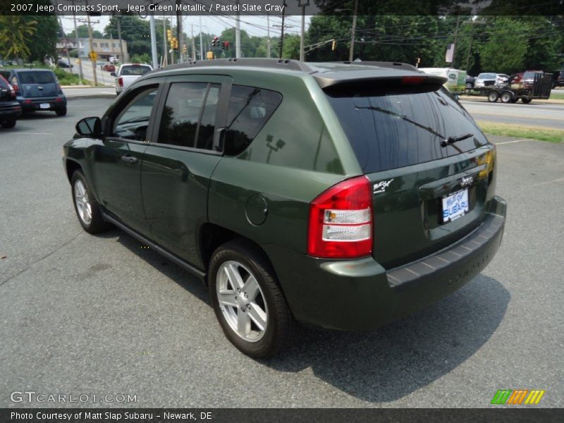Jeep Green Metallic / Pastel Slate Gray 2007 Jeep Compass Sport