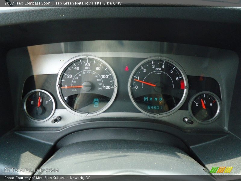 Jeep Green Metallic / Pastel Slate Gray 2007 Jeep Compass Sport