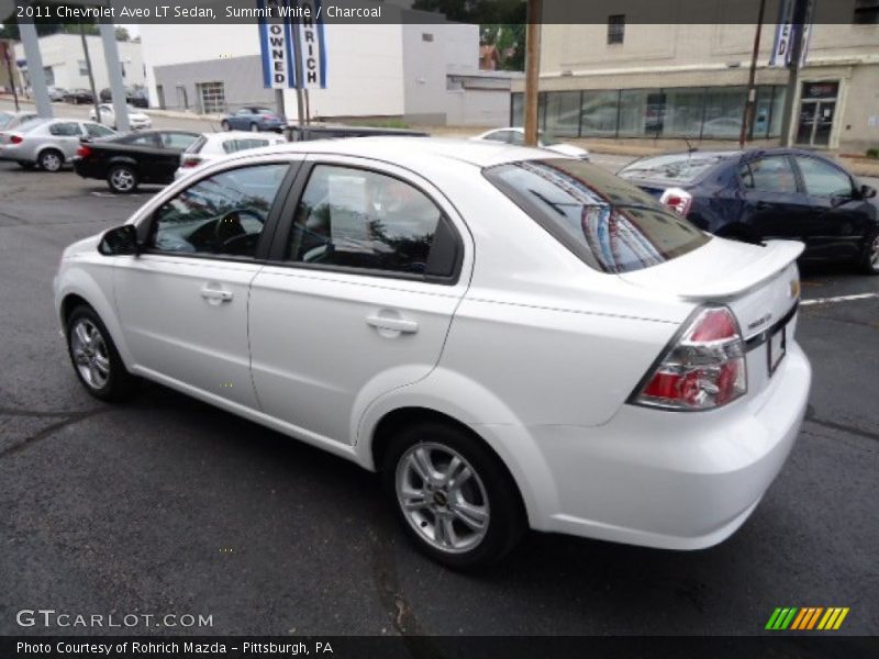 Summit White / Charcoal 2011 Chevrolet Aveo LT Sedan