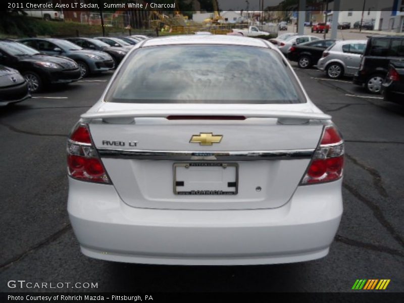 Summit White / Charcoal 2011 Chevrolet Aveo LT Sedan