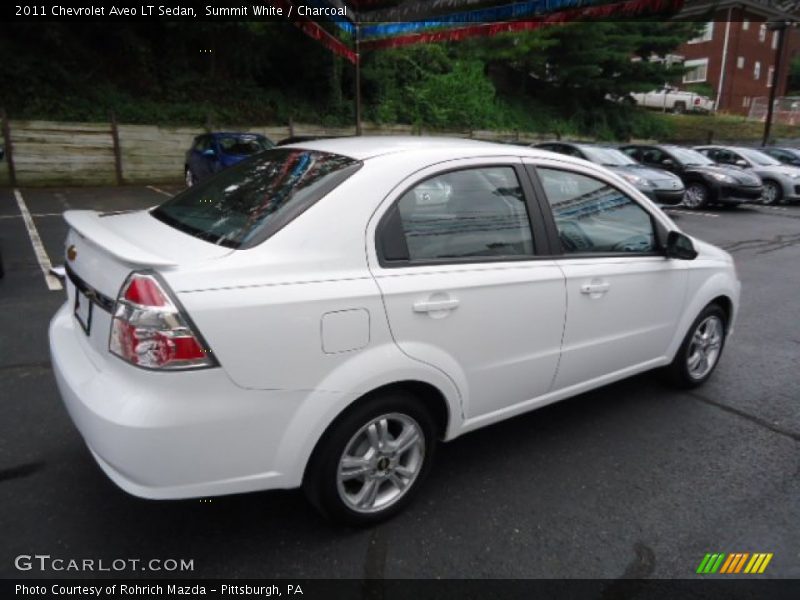 Summit White / Charcoal 2011 Chevrolet Aveo LT Sedan