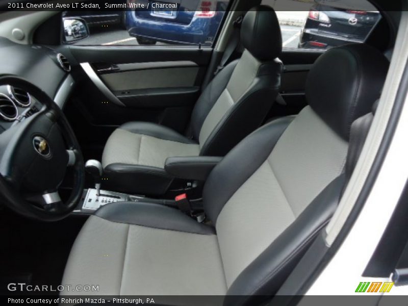 Summit White / Charcoal 2011 Chevrolet Aveo LT Sedan