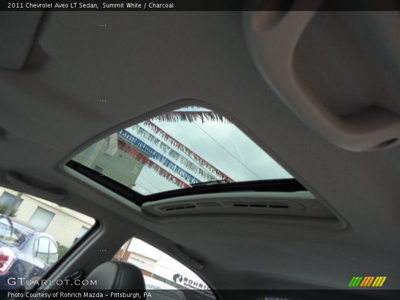 Summit White / Charcoal 2011 Chevrolet Aveo LT Sedan