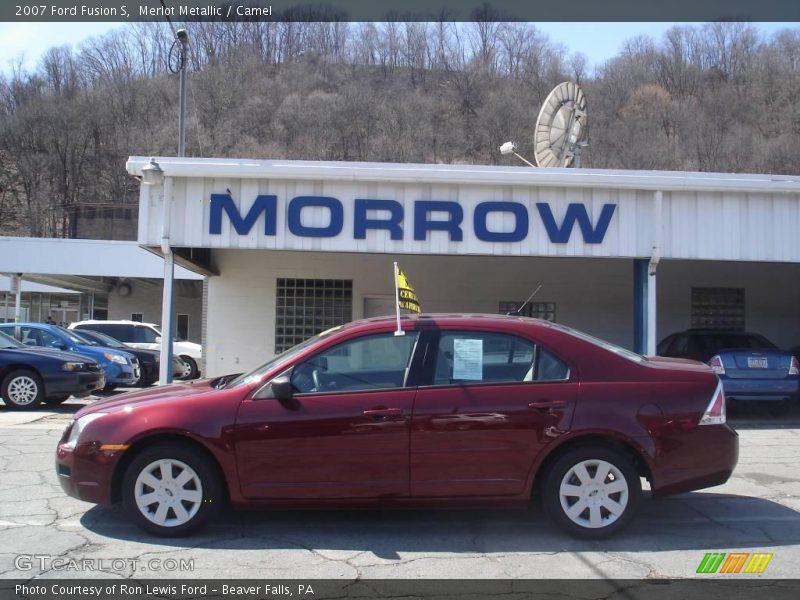 Merlot Metallic / Camel 2007 Ford Fusion S