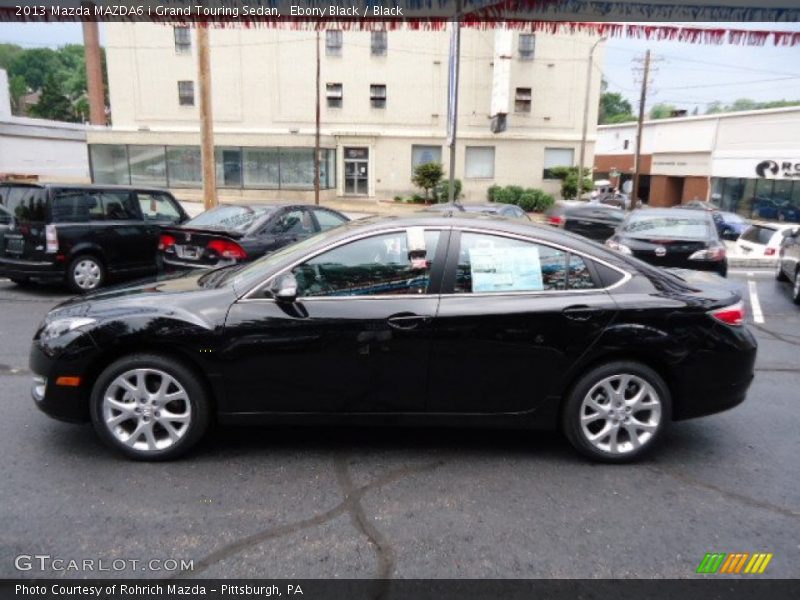 Ebony Black / Black 2013 Mazda MAZDA6 i Grand Touring Sedan