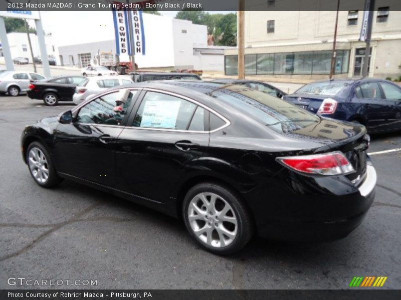 Ebony Black / Black 2013 Mazda MAZDA6 i Grand Touring Sedan