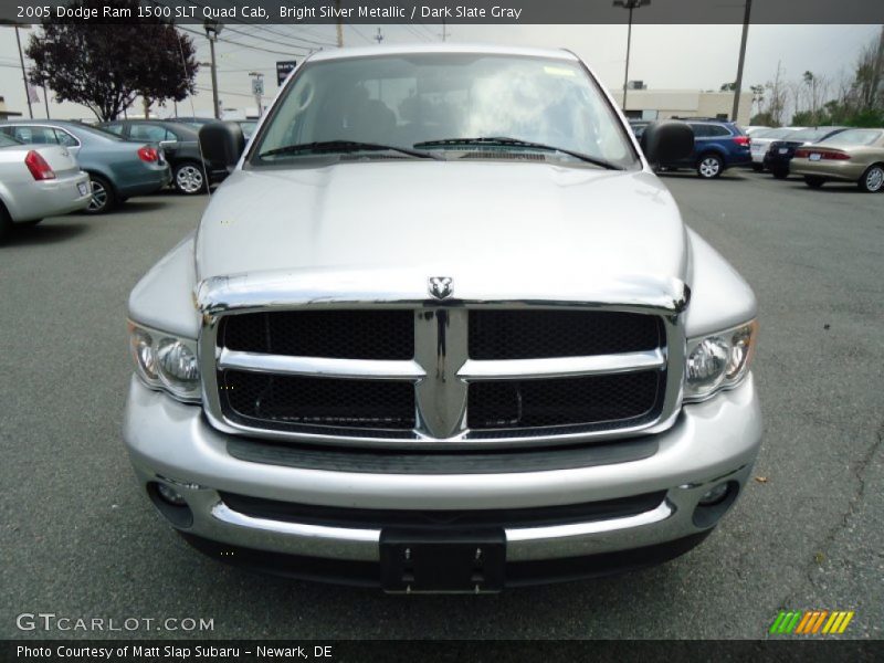 Bright Silver Metallic / Dark Slate Gray 2005 Dodge Ram 1500 SLT Quad Cab