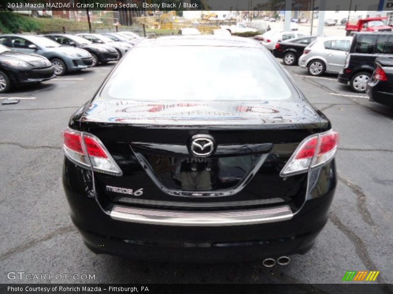Ebony Black / Black 2013 Mazda MAZDA6 i Grand Touring Sedan