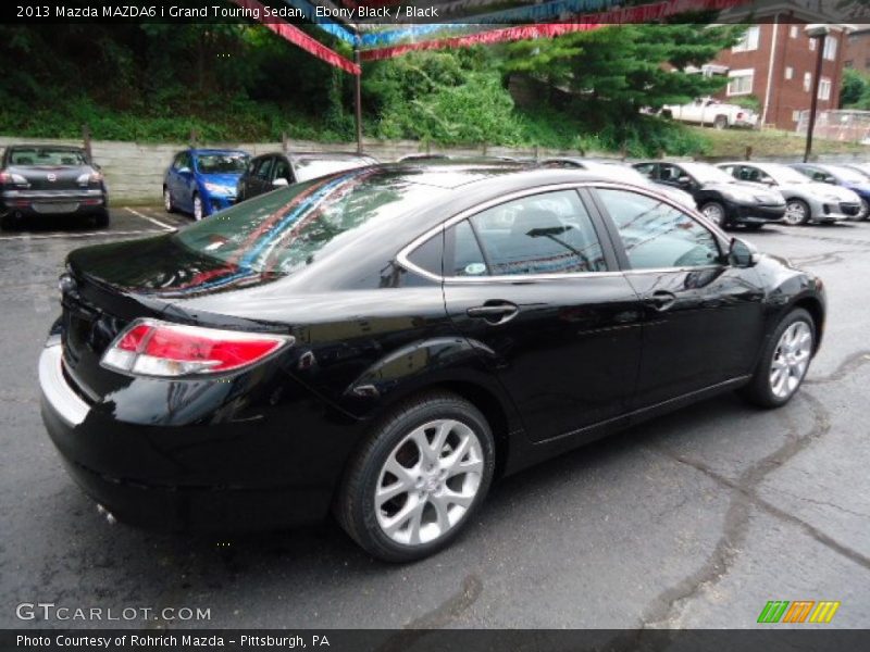 Ebony Black / Black 2013 Mazda MAZDA6 i Grand Touring Sedan