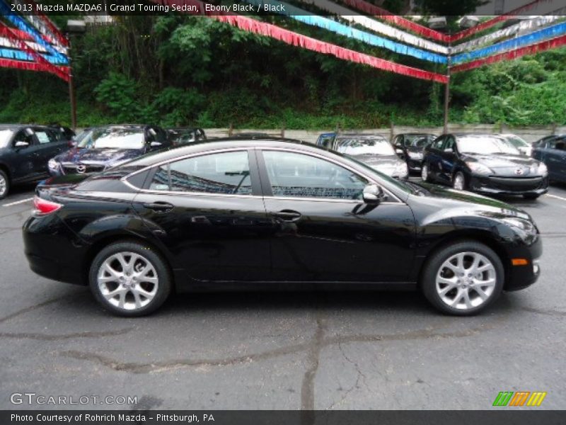 Ebony Black / Black 2013 Mazda MAZDA6 i Grand Touring Sedan