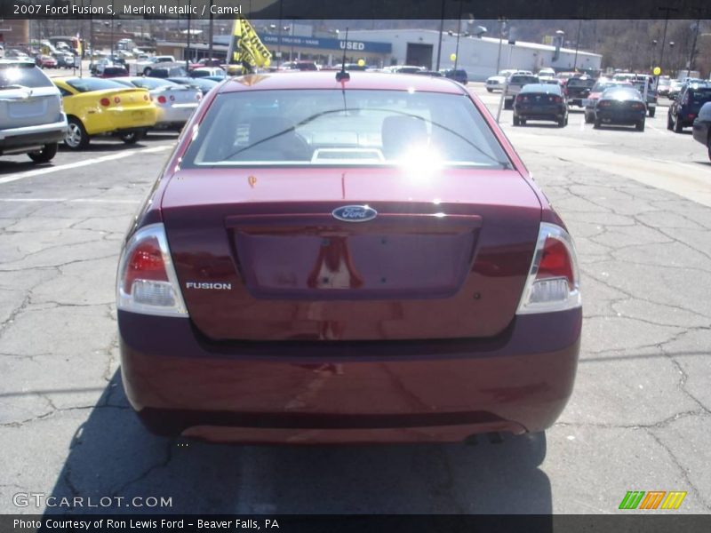 Merlot Metallic / Camel 2007 Ford Fusion S