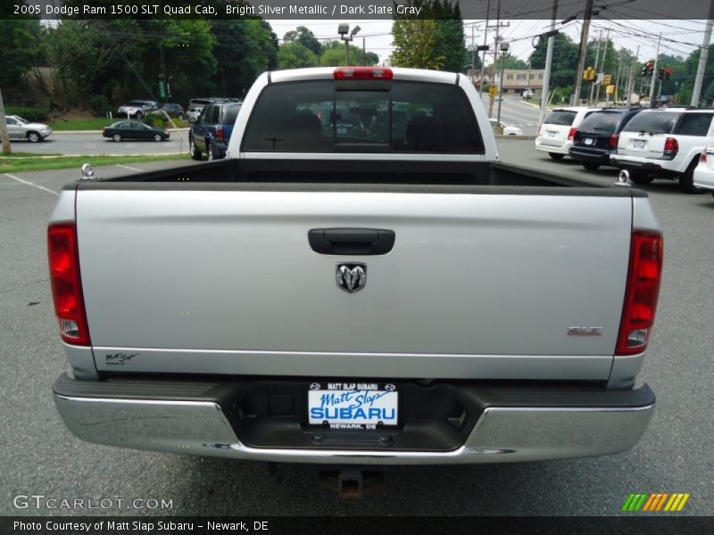 Bright Silver Metallic / Dark Slate Gray 2005 Dodge Ram 1500 SLT Quad Cab