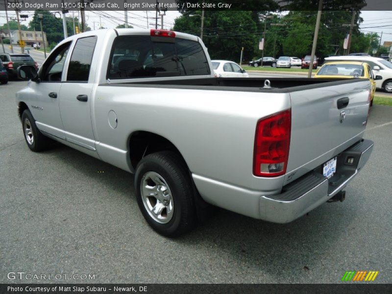 Bright Silver Metallic / Dark Slate Gray 2005 Dodge Ram 1500 SLT Quad Cab