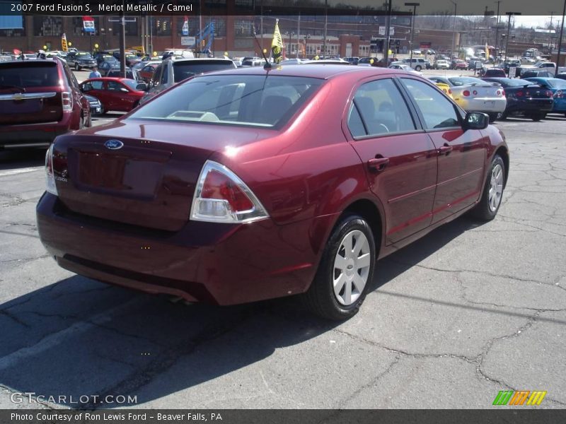 Merlot Metallic / Camel 2007 Ford Fusion S