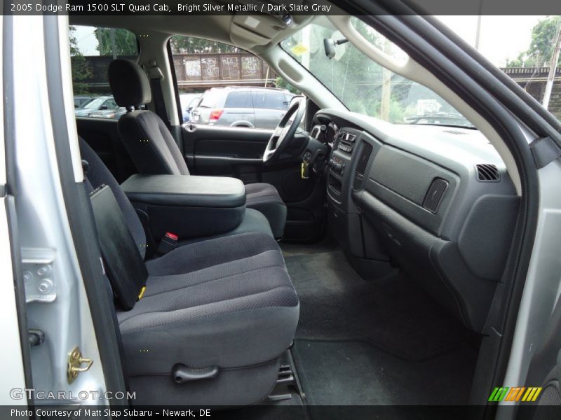 Bright Silver Metallic / Dark Slate Gray 2005 Dodge Ram 1500 SLT Quad Cab