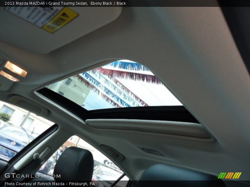 Ebony Black / Black 2013 Mazda MAZDA6 i Grand Touring Sedan