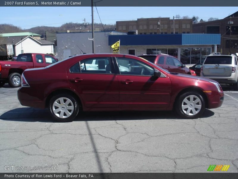 Merlot Metallic / Camel 2007 Ford Fusion S