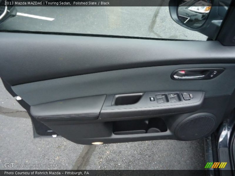 Polished Slate / Black 2013 Mazda MAZDA6 i Touring Sedan