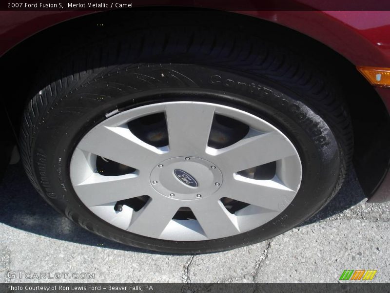 Merlot Metallic / Camel 2007 Ford Fusion S