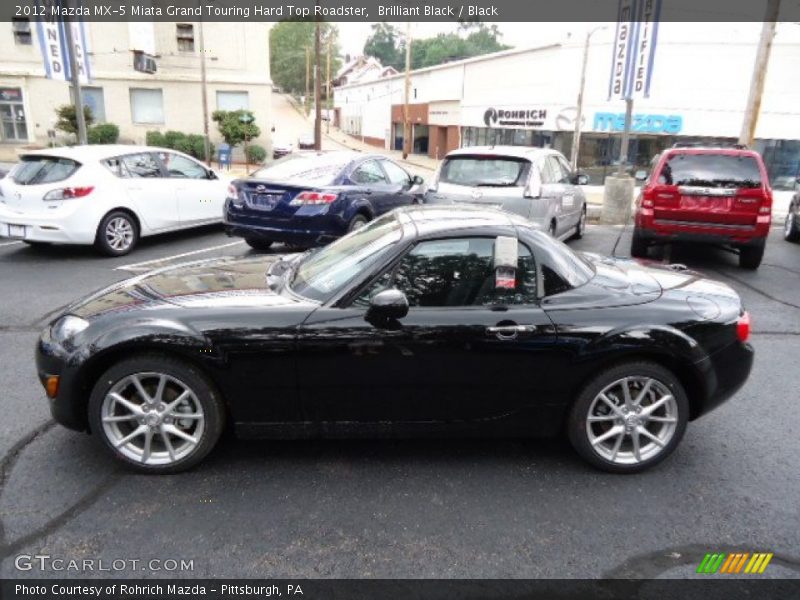 Brilliant Black / Black 2012 Mazda MX-5 Miata Grand Touring Hard Top Roadster