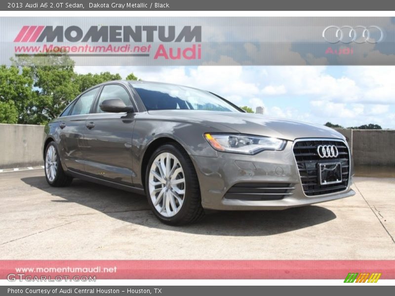 Dakota Gray Metallic / Black 2013 Audi A6 2.0T Sedan