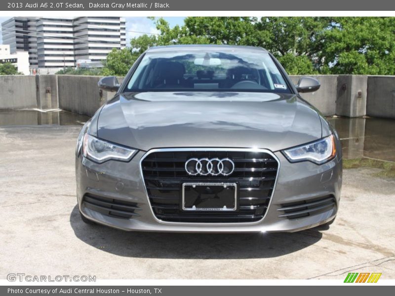 Dakota Gray Metallic / Black 2013 Audi A6 2.0T Sedan