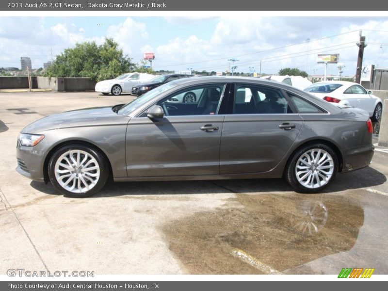 Dakota Gray Metallic / Black 2013 Audi A6 2.0T Sedan