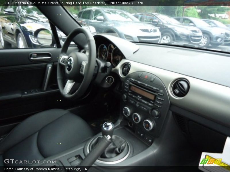 Brilliant Black / Black 2012 Mazda MX-5 Miata Grand Touring Hard Top Roadster